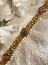 Antique Gold Look Alike Floral Sheshphool  - G11431